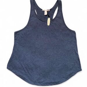 2014 VICTORIAS SECRET • BASIC BLUE TANK TOP • NWT • SIZE - L